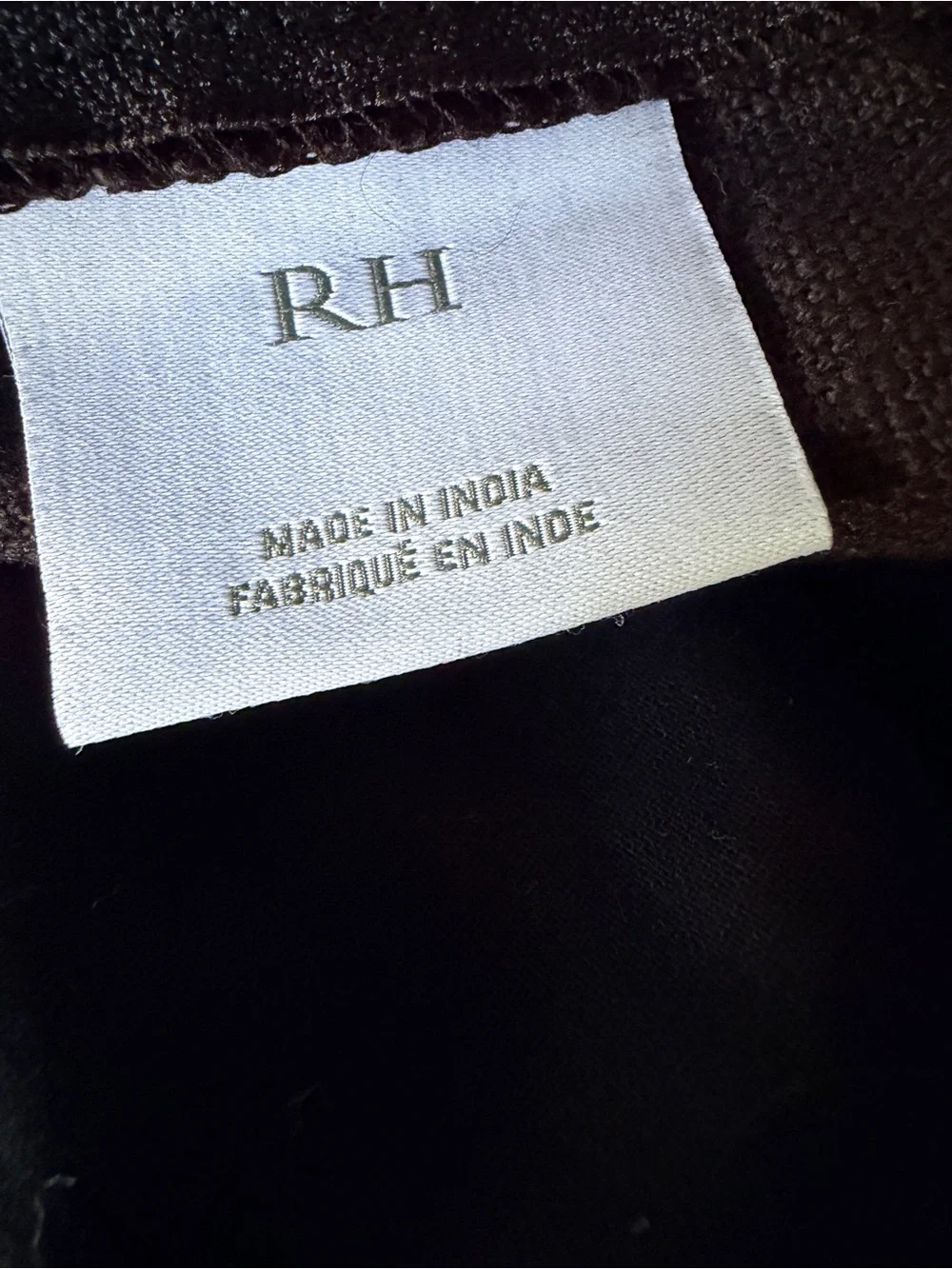 Restoration Hardware Black Textured Sequin Accent Pillow Cover New with Tags